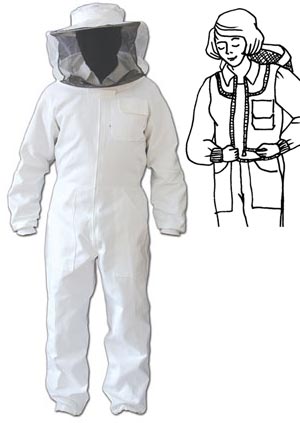 Trebodaoverall separable with detachable veil, Woman sizes