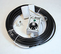 Bottenvärmare med termostat, 14 m kabel
