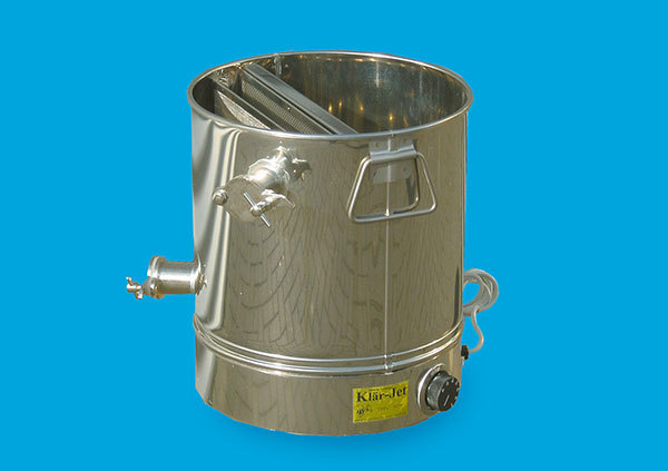 Rostfritt frfilter, 30 kg med bottenvrmare