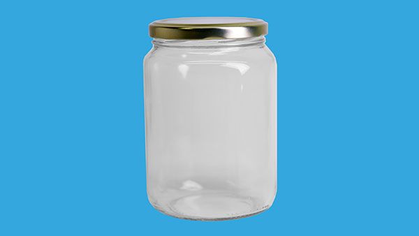 Glass jar 730 ml with 82 mm lid