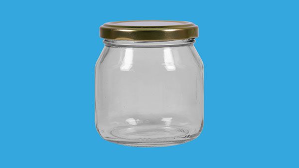 Glass jar 265 ml with 66 mm lid