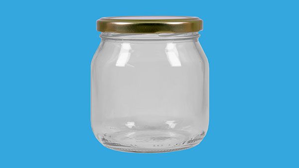 Glass jar 700 g, 82 mm lid