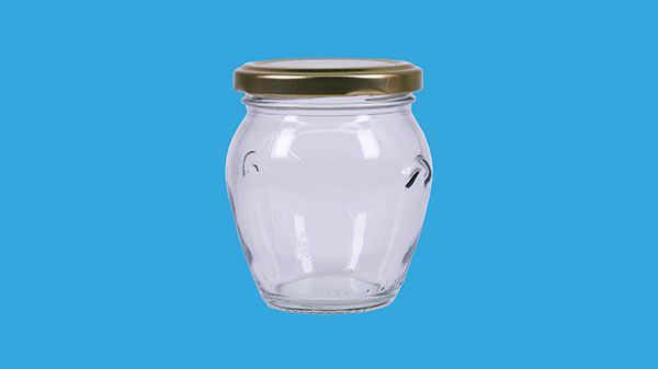 Glass jar ORICO 212 ml, with 63 mm lid 40 jars on a tray