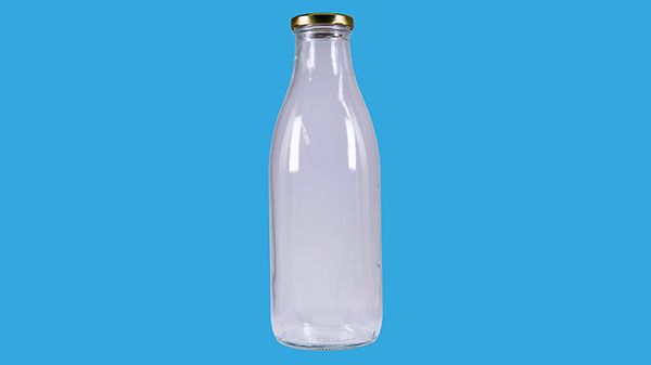 Glasflaska 1000 ml, med 48 mm lock