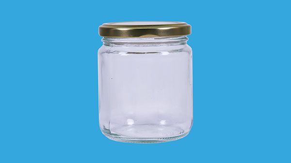 Glass jar 350 g with 70 mm lid
