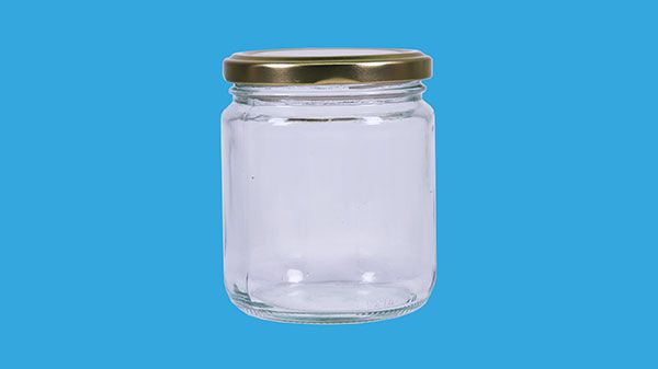 Glasburk 350 g (300 ml) med 70 mm lock