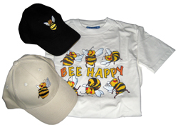 T-shirt Bee happy WHITE 90/100