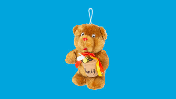 Teddy bear plush fabric 20 cm