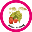 Sorthonungetiketter, Hallonhonung