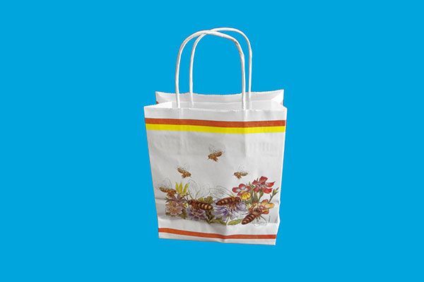 Bag with bee motif Per piece