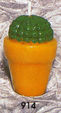 Candle mould Cactus with pot