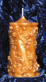 Candle with ornament