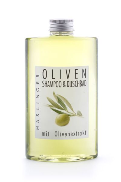 Olive shampoo and shower gel