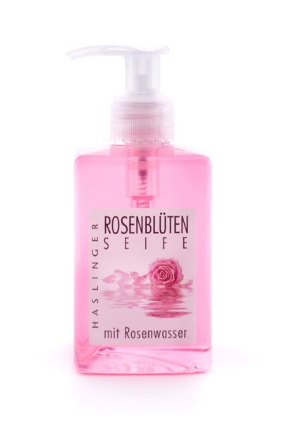 Liquid Roseflower soap, pump bottle