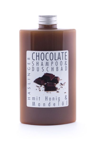 Chocolate Shampoo and Showergel with almond oil and honey