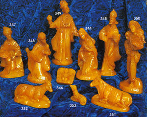 Candle mould King, crib figure